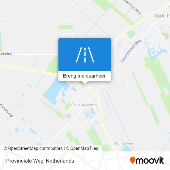 Provinciale Weg kaart