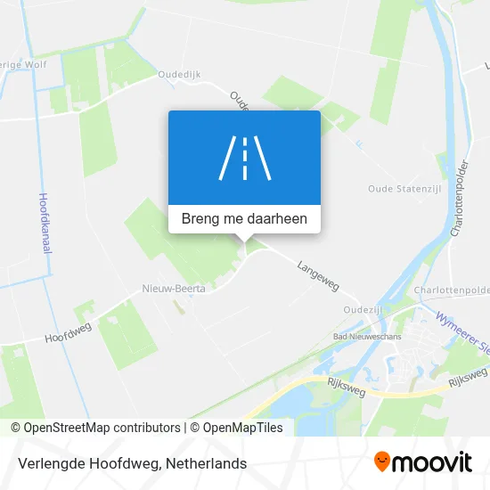 Verlengde Hoofdweg kaart