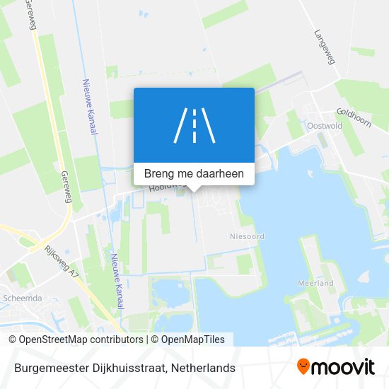 Burgemeester Dijkhuisstraat kaart