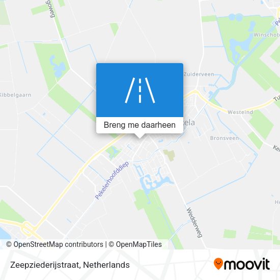 Zeepziederijstraat kaart