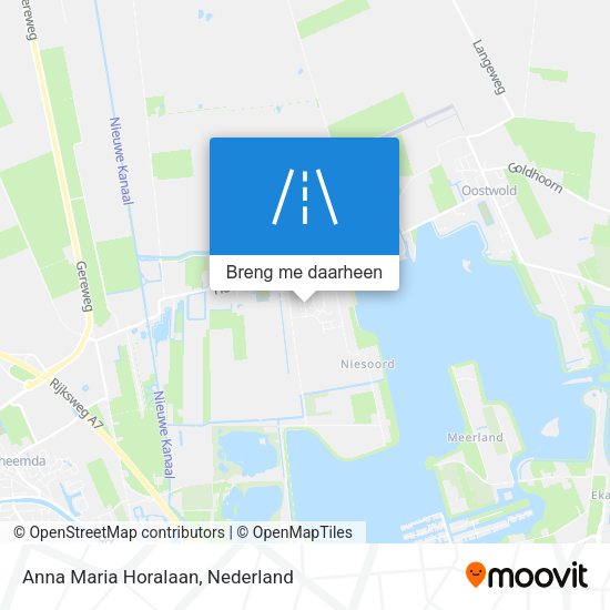 Anna Maria Horalaan kaart