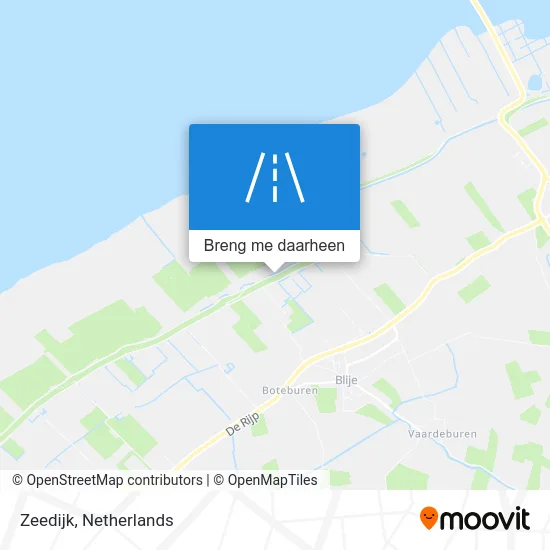 Zeedijk kaart