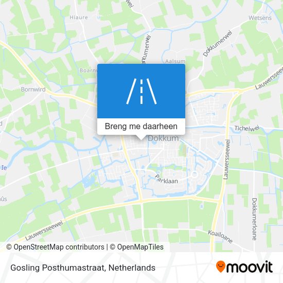 Gosling Posthumastraat kaart