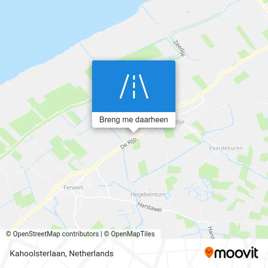 Kahoolsterlaan kaart