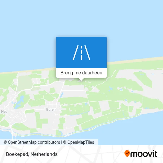 Boekepad kaart