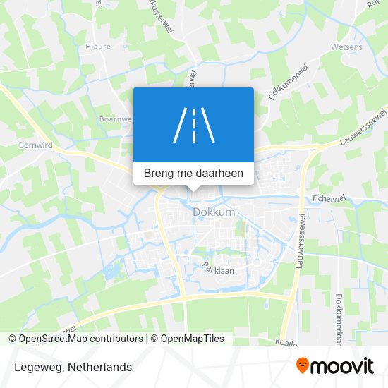 Legeweg kaart