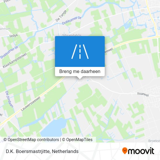 D.K. Boersmastrjitte kaart