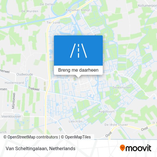 Van Scheltingalaan kaart