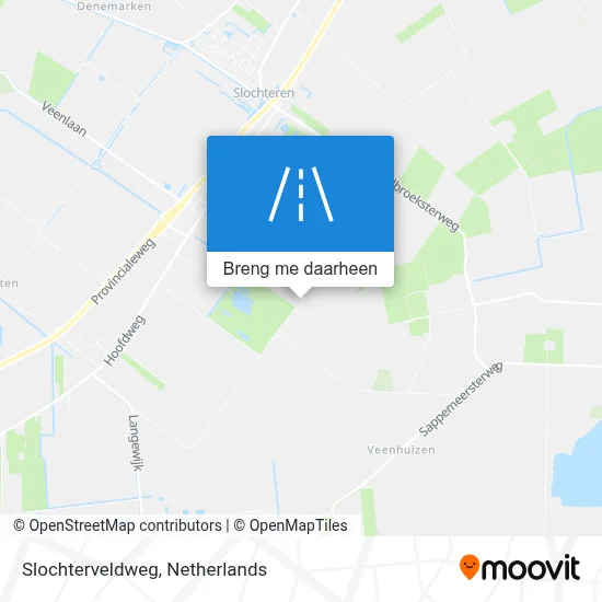 Slochterveldweg kaart