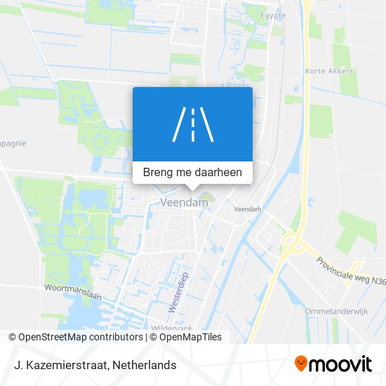 J. Kazemierstraat kaart