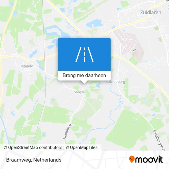 Braamweg kaart