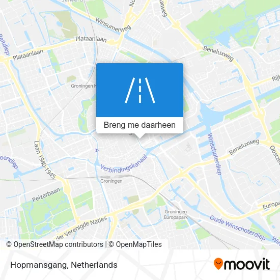 Hopmansgang kaart