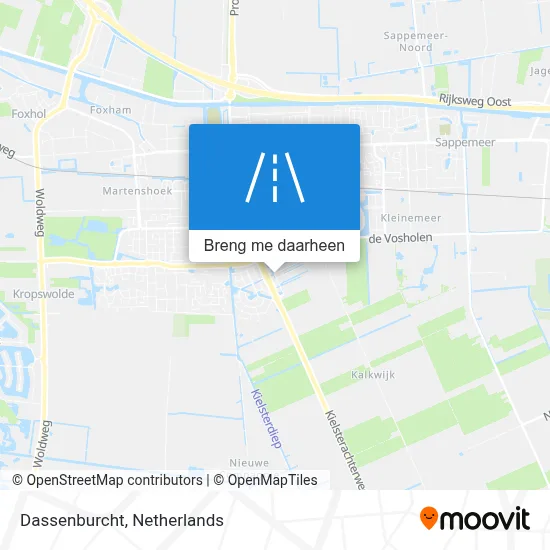 Dassenburcht kaart