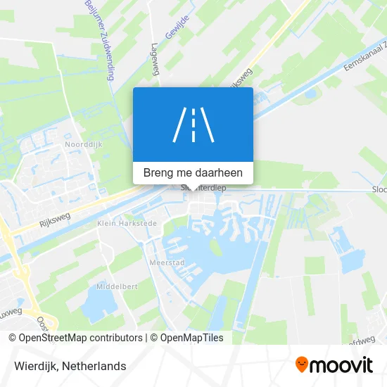 Wierdijk kaart