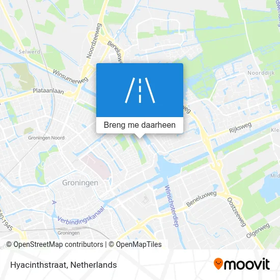 Hyacinthstraat kaart