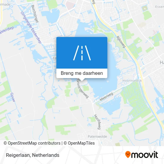 Reigerlaan kaart
