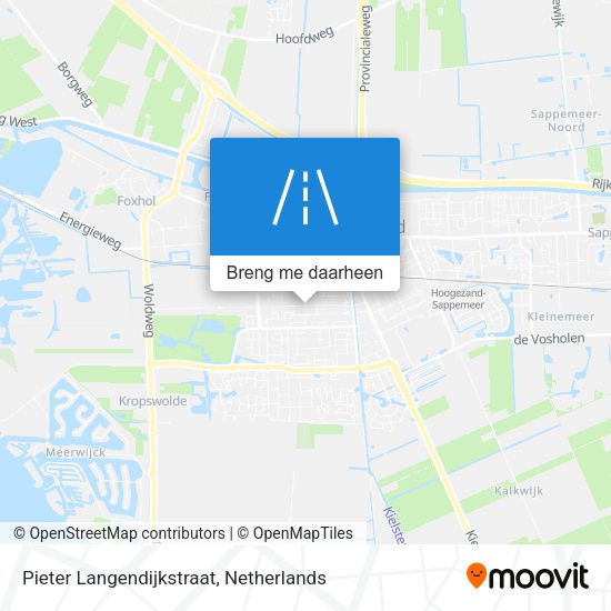 Pieter Langendijkstraat kaart