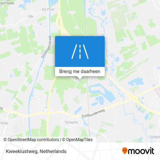 Kweeklustweg kaart