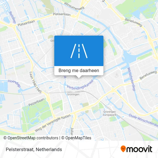 Pelsterstraat kaart