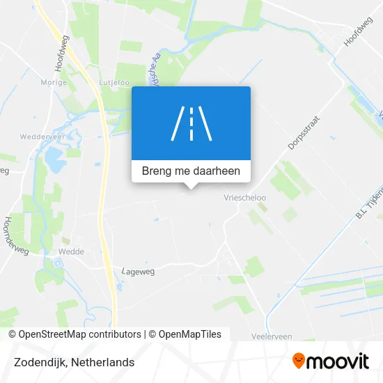 Zodendijk kaart