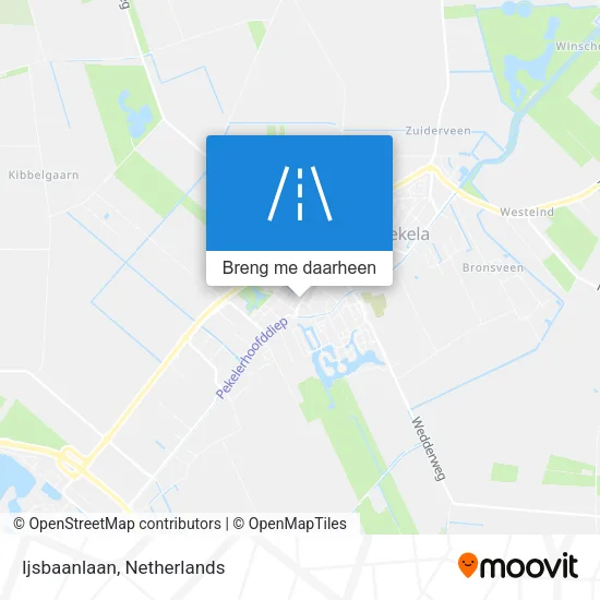 Ijsbaanlaan kaart