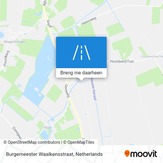 Burgemeester Waalkensstraat kaart