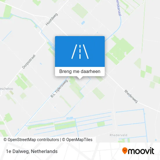 1e Dalweg kaart