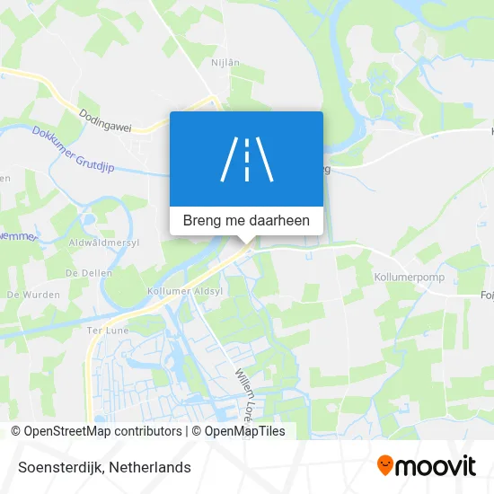 Soensterdijk kaart