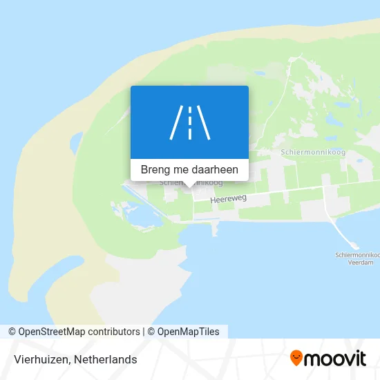 Vierhuizen kaart
