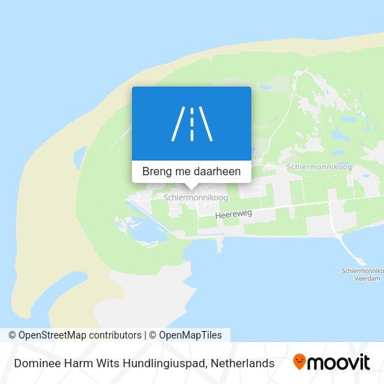 Dominee Harm Wits Hundlingiuspad kaart