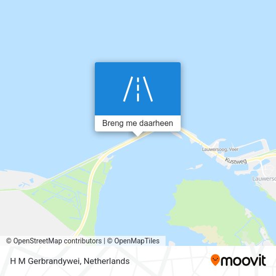 H M Gerbrandywei kaart