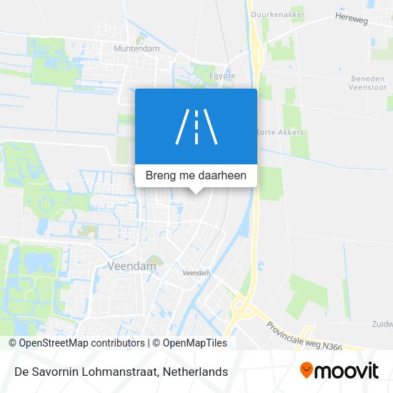 De Savornin Lohmanstraat kaart