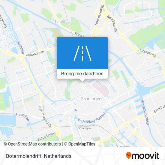 Botermolendrift kaart