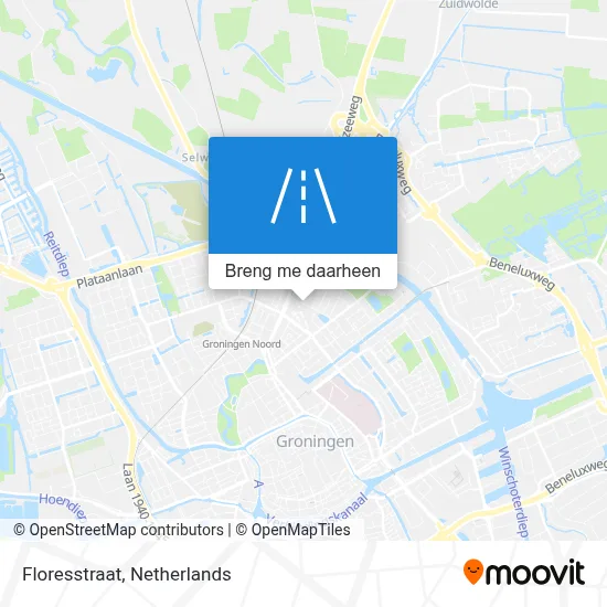 Floresstraat kaart