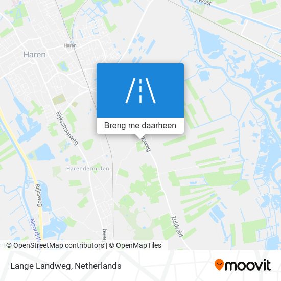 Lange Landweg kaart