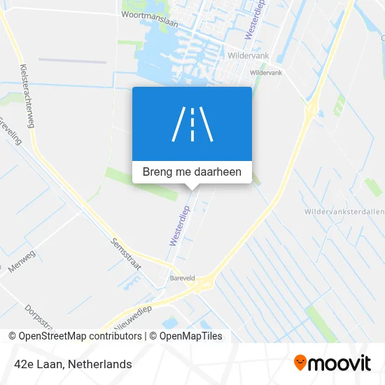 42e Laan kaart