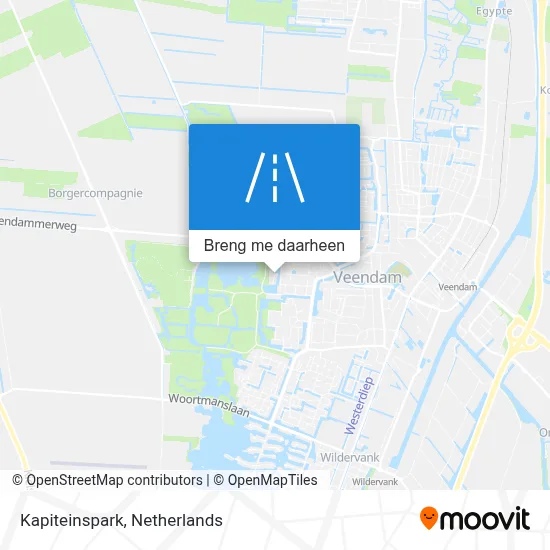 Kapiteinspark kaart