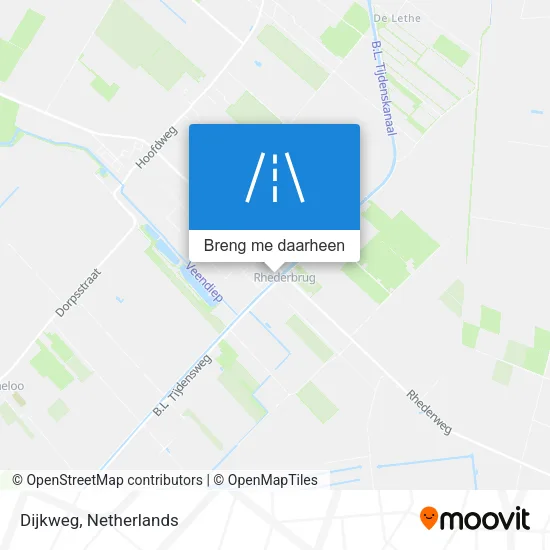 Dijkweg kaart
