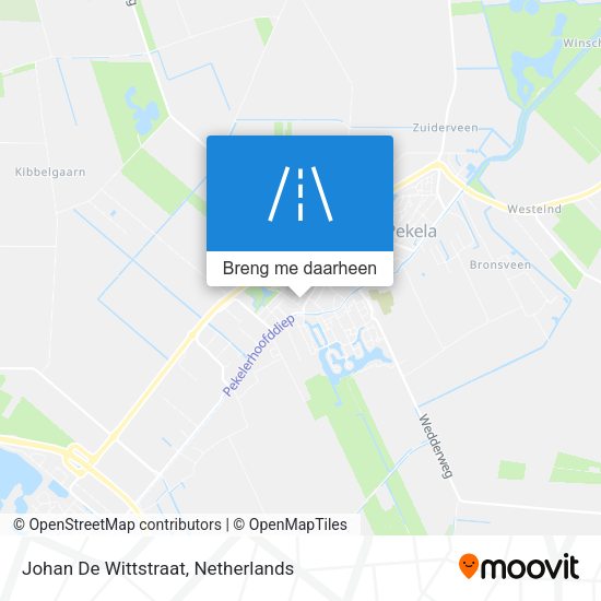 Johan De Wittstraat kaart