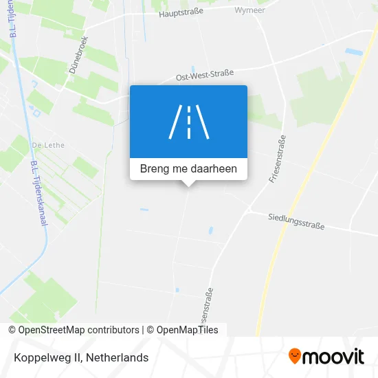 Koppelweg II kaart