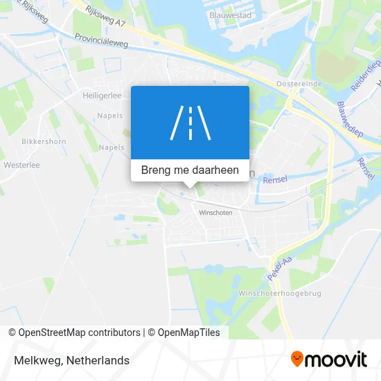 Melkweg kaart