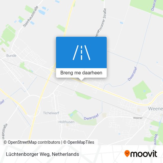 Lüchtenborger Weg kaart