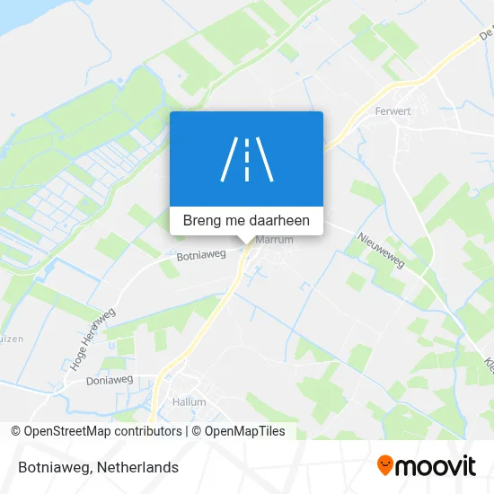 Botniaweg kaart