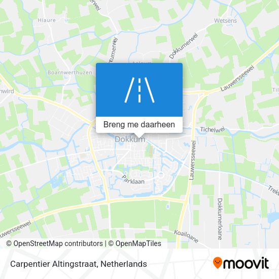 Carpentier Altingstraat kaart