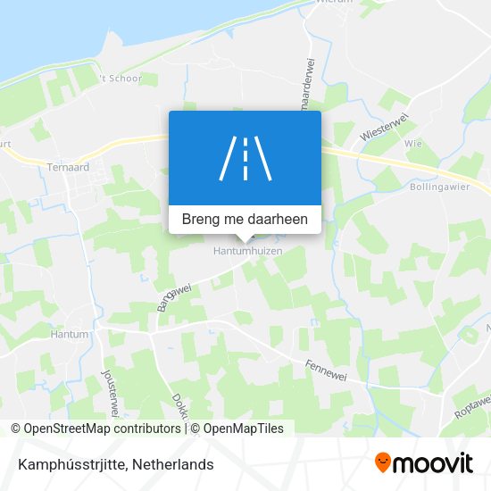 Kamphússtrjitte kaart