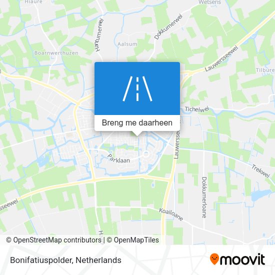 Bonifatiuspolder kaart