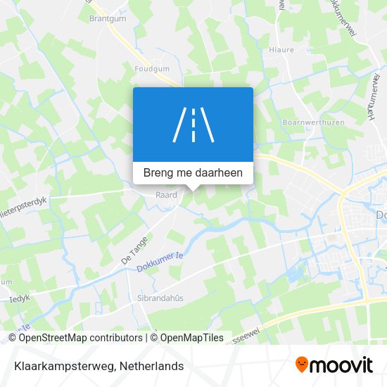 Klaarkampsterweg kaart