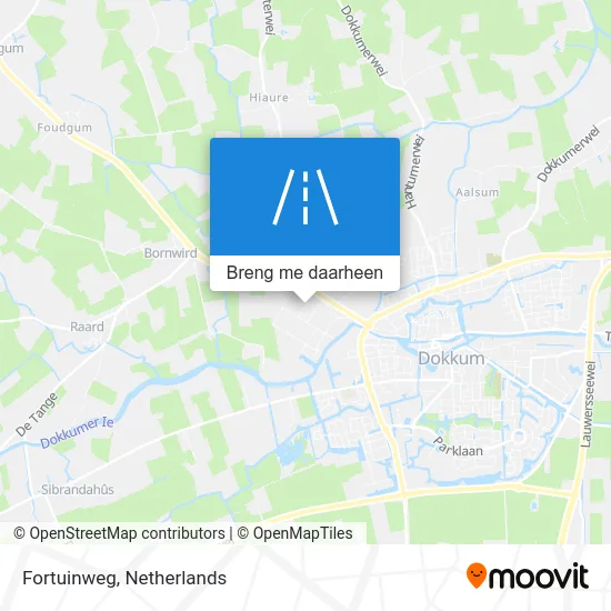 Fortuinweg kaart