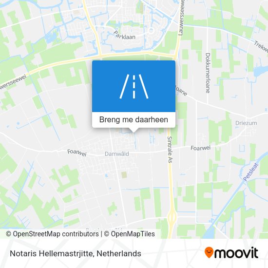 Notaris Hellemastrjitte kaart