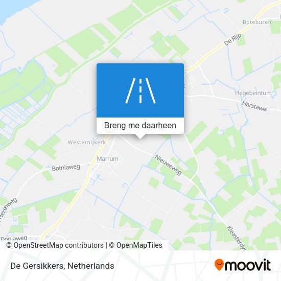 De Gersikkers kaart